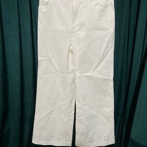 White Flare & Wide Leg Jeans